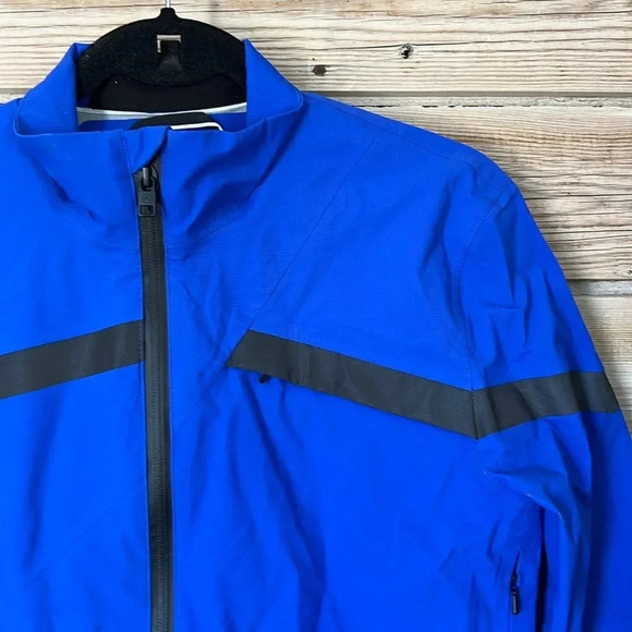 Aether Men’s Technical Waterproof Windbreaker Blue Cycling Jacket 0 X-Small - Picture 3 of 12